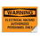 Seton 06165 OSHA Warning Signs - Electrical Hazard Authorized Personnel Only, Price/Each