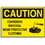 Seton 17575 Hazard Warning Labels - Caution Corrosive Material, Price/5 /Label