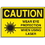 Seton 17576 Hazard Warning Labels - Caution Wear Eye Protection When Using Laser, Price/5 /Label