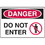 Seton 18157 OSHA Danger Signs - Do Not Enter, Price/Each