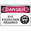 Seton 18163 Danger Signs - Eye Protection Required, Price/Each