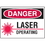 Seton 18483 Danger Signs - Laser Operating, Price/Each