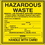 Seton 19062 Liquid N.O.S. Hazardous Waste Container Labels, Price/25 /Label