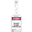 Seton 21125 Lock-On Safety Tags - Danger Do Not Close This Valve, Price/25 /Tag