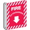 Seton 22001 Fire Extinguisher Metal Fire Equipment Marker, Price/Each