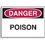 Seton 23062 Hazard Warning Labels - Danger Poison, Price/5 /Label
