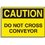 Seton 23084 Hazard Warning Labels - Caution Do Not Cross Conveyor, Price/5 /Label