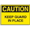 Seton 23094 Hazard Warning Labels - Caution Keep Guard In Place, Price/5 /Label