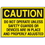 Seton 23098 Hazard Warning Labels - Caution Do Not Operate Unless Safety Guards Or Devices Are In Place And Properly Adjusted, Price/5 /Label