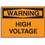 Seton 23206 Hazard Warning Labels - Warning High Voltage, Price/5 /Label