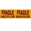 Seton 24547 Fragile Handle With Care Pallet Labels, Price/100 /Label
