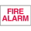 Seton 25648 Fire Alarm Sign - Polished Plastic Sign, Price/Each