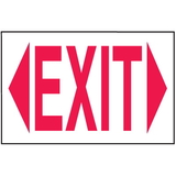 Seton 25673 Exit Sign - Polished Plastic Sign
