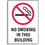 Seton No Smoking In This Building Signs, Price/Each