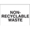 Seton 27438 Recycling Labels - Non-Recyclable Waste, Price/5 /Label