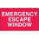 Seton 28825 Emergency Escape Window Safety Door And Window Decals, Price/6 /pack