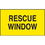 Seton 28826 Rescue Window Safety Door And Window Decals, Price/6 /pack