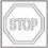 Seton 28897 Safety Stencils - Stop, Price/Each