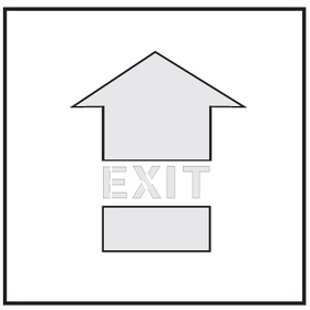 Seton 28904 Safety Stencils - Exit
