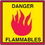 Seton 29362 Safety Traffic Cone Signs - Danger Flammables, Price/Each