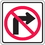 Seton 29595 Prohibition Signs - No Right Turn, Price/Each