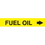 Code 29930 Seton Code Economy Self-Adhesive Pipe Markers - Fuel Oil, Price/Each