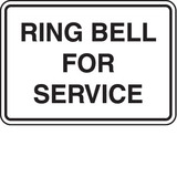 Seton Shipping and Receiving Signs - Ring Bell For Service
