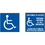 Seton 35845 Access For The Disabled Decals, Price/25 /Label