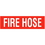 Seton 37793 Fire Hose Self-Adhesive Vinyl Fire Equipment Signs, Price/Each