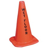 Seton Warning Message Traffic Cones - Wet Floor