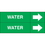 Weather-Code 38077 Weather-Code? Self-Adhesive Outdoor Pipe Markers - Water, Price/Each