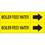 Weather-Code 38078 Weather-Code? Self-Adhesive Outdoor Pipe Markers - Boiler Feed Water, Price/Each