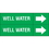 Weather-Code 38103 Weather-Code? Self-Adhesive Outdoor Pipe Markers - Well Water, Price/Each