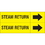Weather-Code 38118 Weather-Code? Self-Adhesive Outdoor Pipe Markers - Steam Return, Price/Each