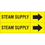 Weather-Code 38124 Weather-Code? Self-Adhesive Outdoor Pipe Markers - Steam Supply, Price/Each