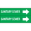 Weather-Code 38137 Weather-Code? Self-Adhesive Outdoor Pipe Markers - Sanitary Sewer, Price/Each