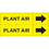 Weather-Code 38139 Weather-Code? Self-Adhesive Outdoor Pipe Markers - Plant Air, Price/Each
