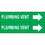 Weather-Code 38142 Weather-Code? Self-Adhesive Outdoor Pipe Markers - Plumbing Vent, Price/Each