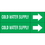 Weather-Code 38164 Weather-Code? Self-Adhesive Outdoor Pipe Markers - Cold Water Supply, Price/Each