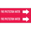 Weather-Code 38185 Weather-Code? Self-Adhesive Outdoor Pipe Markers - Fire Protection Water, Price/Each