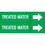 Weather-Code 38196 Weather-Code? Self-Adhesive Outdoor Pipe Markers - Treated Water, Price/Each