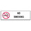 Seton Mini No Smoking Signs - 3&quot;W x 10&quot;H (w/Graphic), Price/Each