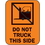 Seton 44698 Do Not Truck This Side Fluorescent Handling Labels, Price/Roll