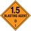 Seton 50896 Primary &amp; Subsidiary Risk Hazardous Material Shipping Labels- Blasting Agent, Price/Roll