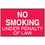 Seton 52097 No Smoking Under Penalty of Law Signs - Aluminum, Plastic or Vinyl, Price/Each