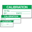 Seton 53771 Self-Laminating Labels - Calibration ID No.__By__Date Due__, Price/350 /Label