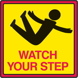 Seton 54509 Safety Traffic Cone Signs - Watch Your Step