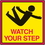 Seton 54509 Safety Traffic Cone Signs - Watch Your Step, Price/Each