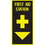 Seton 55311 Luminous First Aid Sign - First Aid Station, Price/Each
