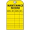 Seton 55756 Economy Equipment Inspection Tags - Maintenance, Price/25 /Tag